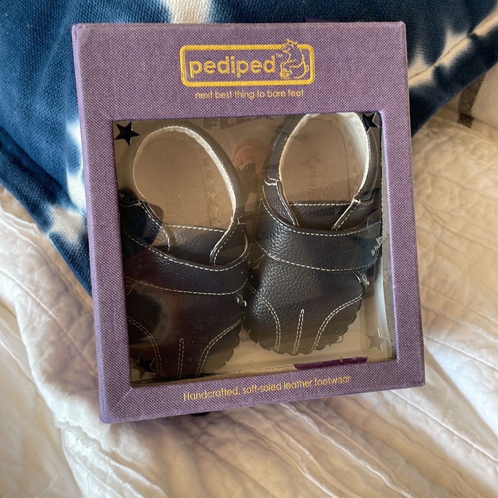 Pediped flex “Tyler” Navy shoes leather 6-12 months - Picture 5 of 7